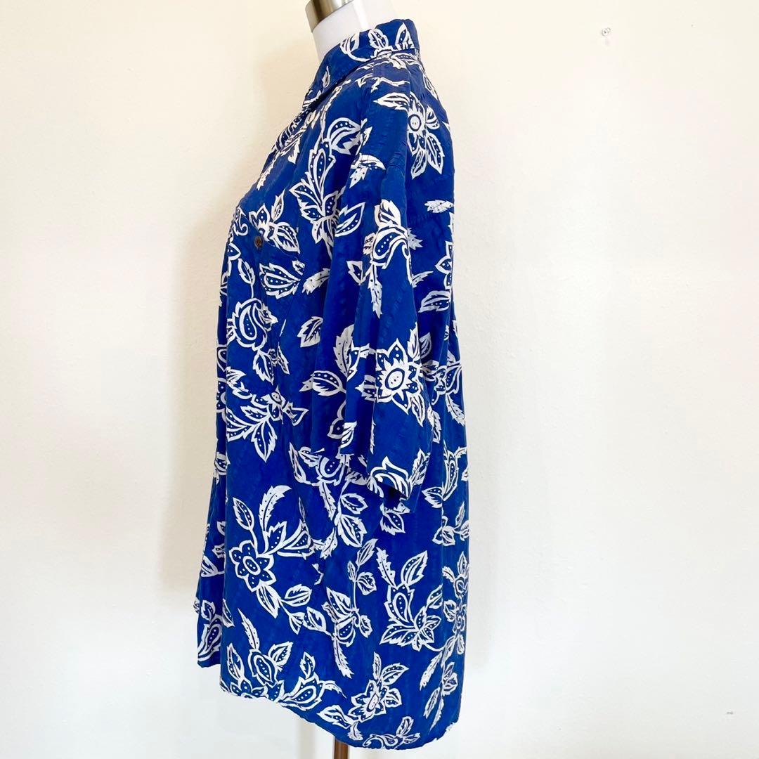 【美品】CHAPS RALPH LAUREN 80s 花柄 アロハ ポロシャツ