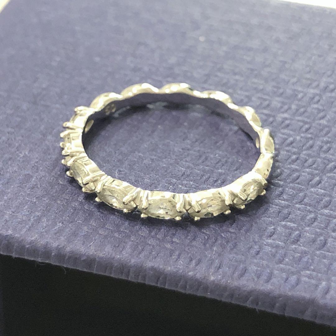 ☆美品☆ SWAROVSKI リング 指輪 シルバー クリスタル 5366577