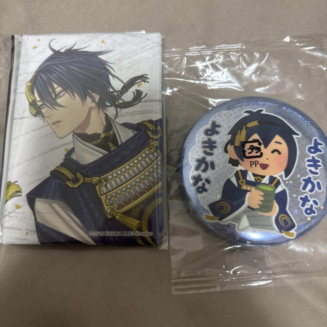 刀剣乱舞 三日月宗近 祝画 缶バッジ セット 刀剣乱舞 五周年記念祝画 スクエア缶バッジ 三日月宗近 - メルカリ