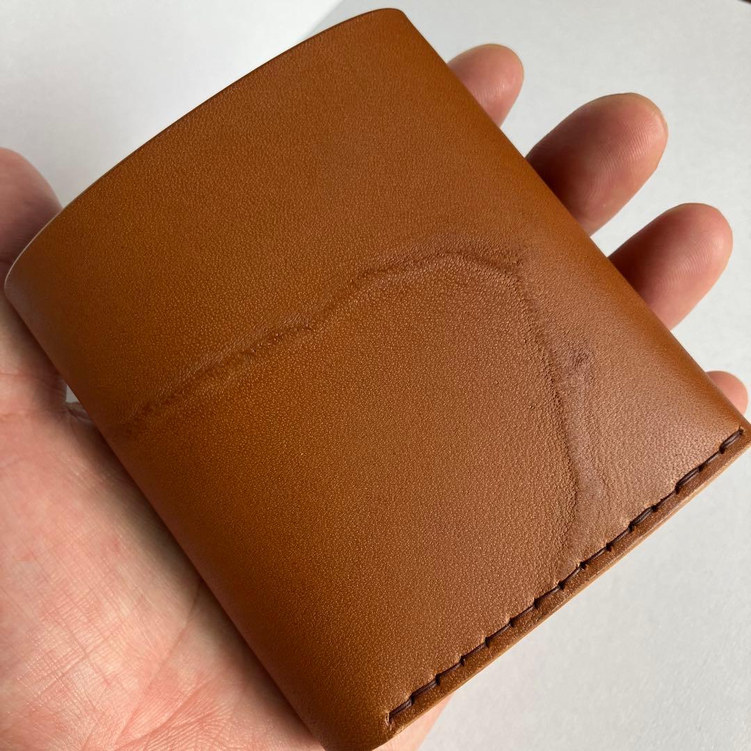 本革3つ折りウォレット②