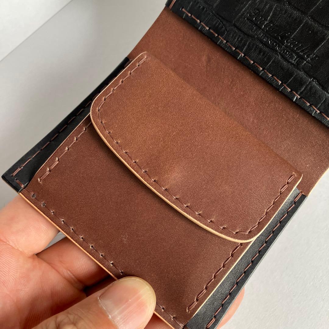 本革3つ折りウォレット②