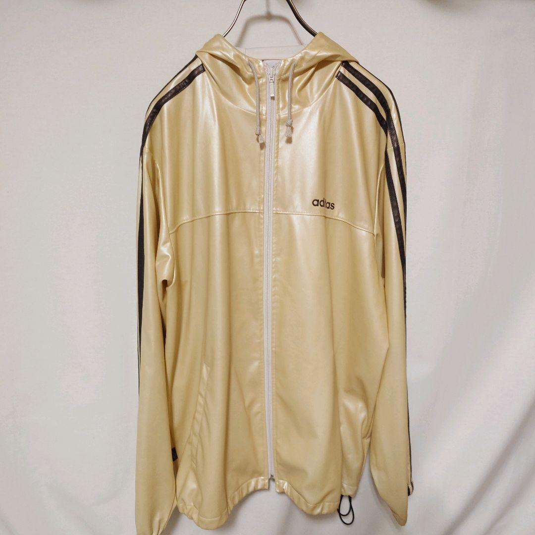 adidas アディダス セットアップ 上下 スポーツウェア M ベージュ系