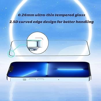 ガラスフィルム iPhone 13 Pro Max つや消しデザイン