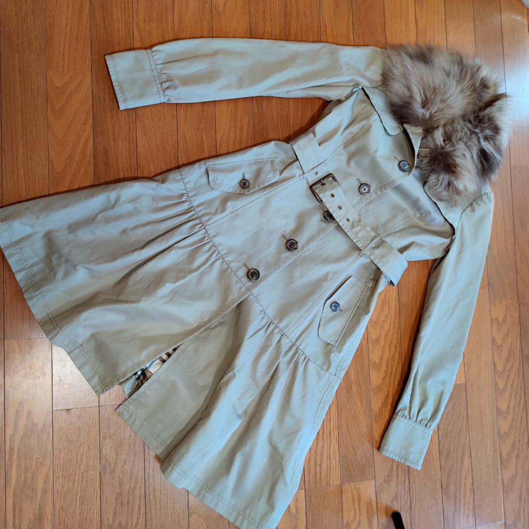 72-8 バーバリーブルーレーベル トレンチコート サイズ38 Burberry