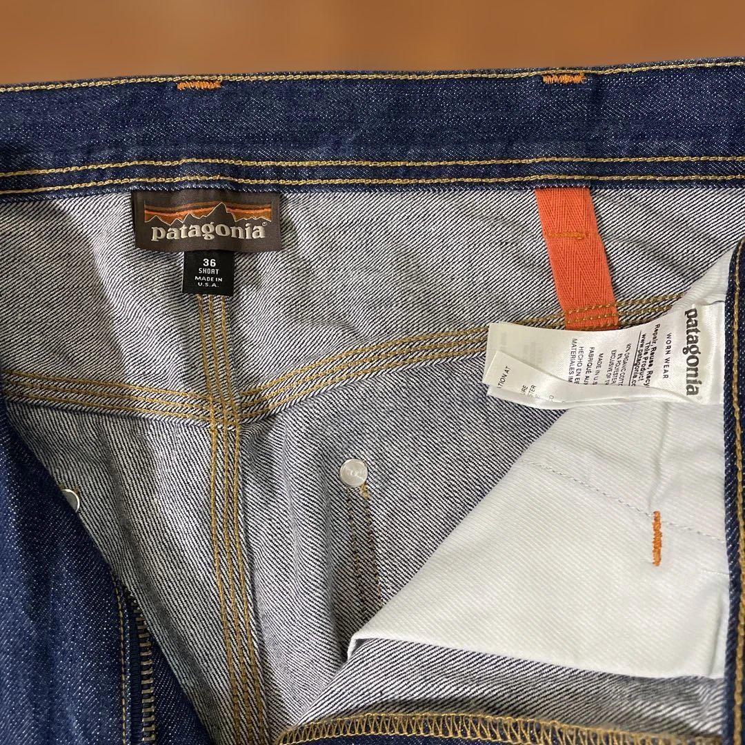 patagonia ワークパンツ 新品　36 Short ダークデニム