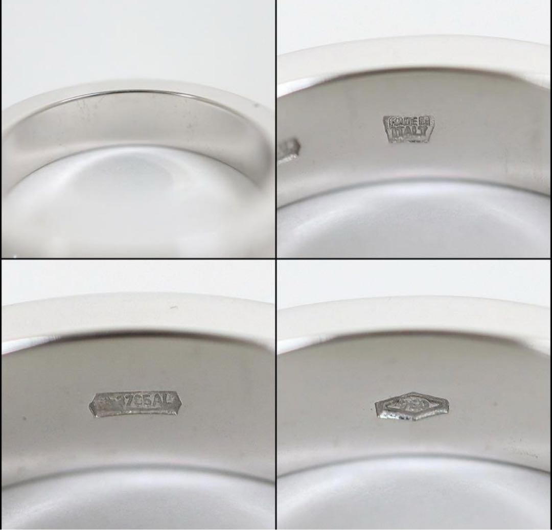 ブルガリ BVLGARI ダブルロゴ ダイヤモンド　リング　8号　k１８WG