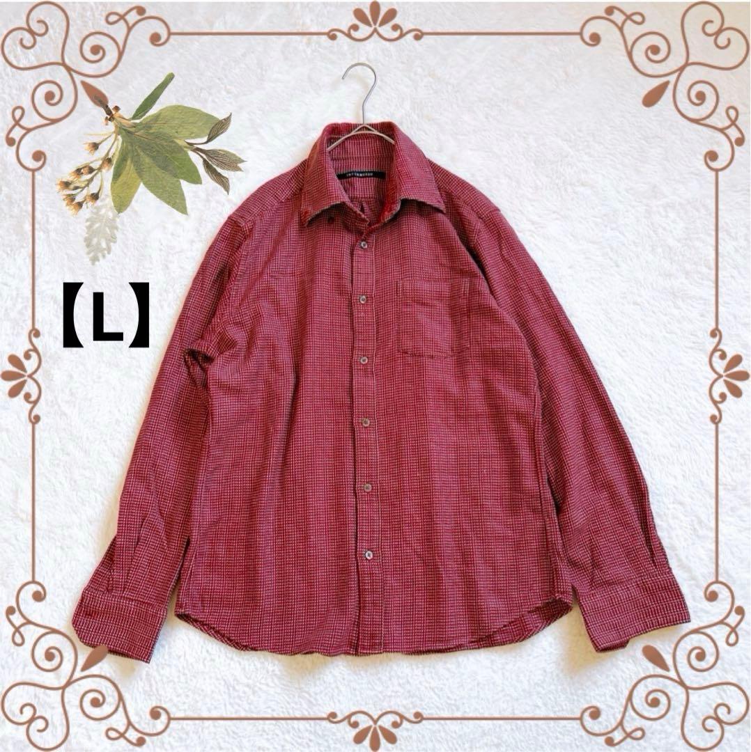 INTERMEZZO 株）レナウン【美品】【MENS】長袖シャツ綿100%