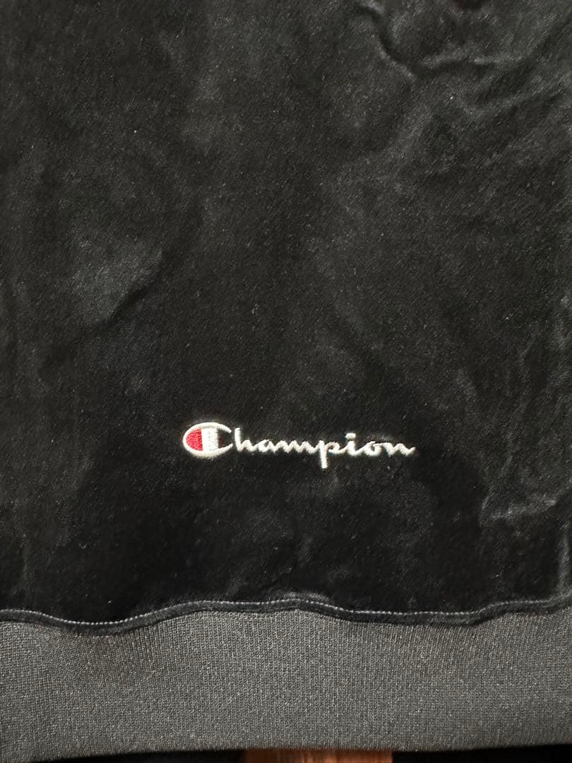 ⭐️Champion ✖️Estnationブラック ベロアセットアップ⭐️
