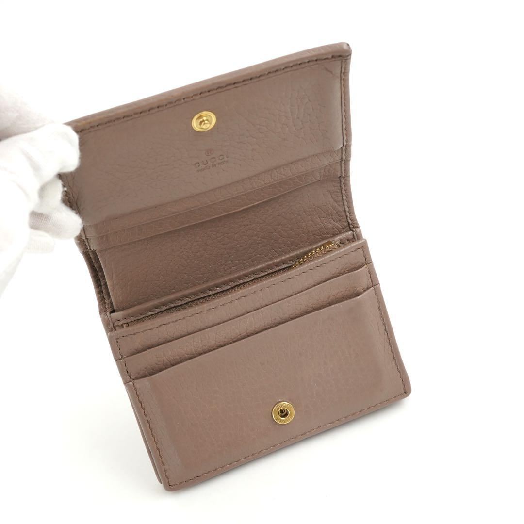 ✨未使用展示品・箱付き✨　GUCCI 長財布　マーモント　エンボスロゴ　GG ✨新品未使用・箱付き✨ GUCCI ミニ財布 マーモント エンボス