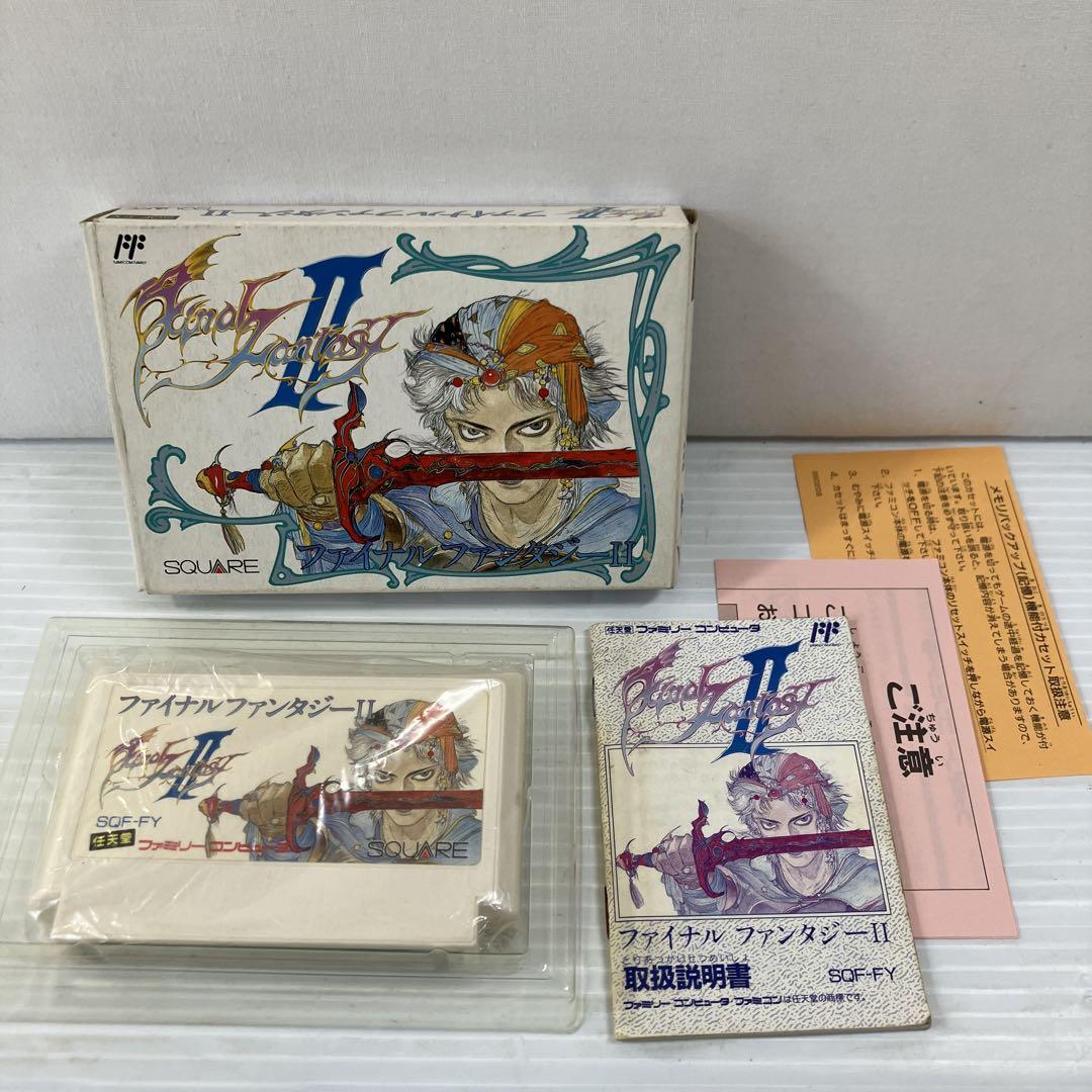 ファイナルファンタジー2（箱、説明書、注意書き付） ファミコン レトロゲームその他機種