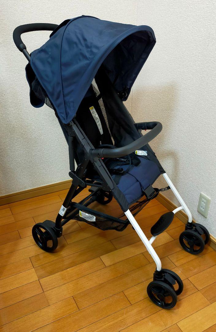 ココロン　セカンドメッシュ　ネイビー　ベビーカーb型
