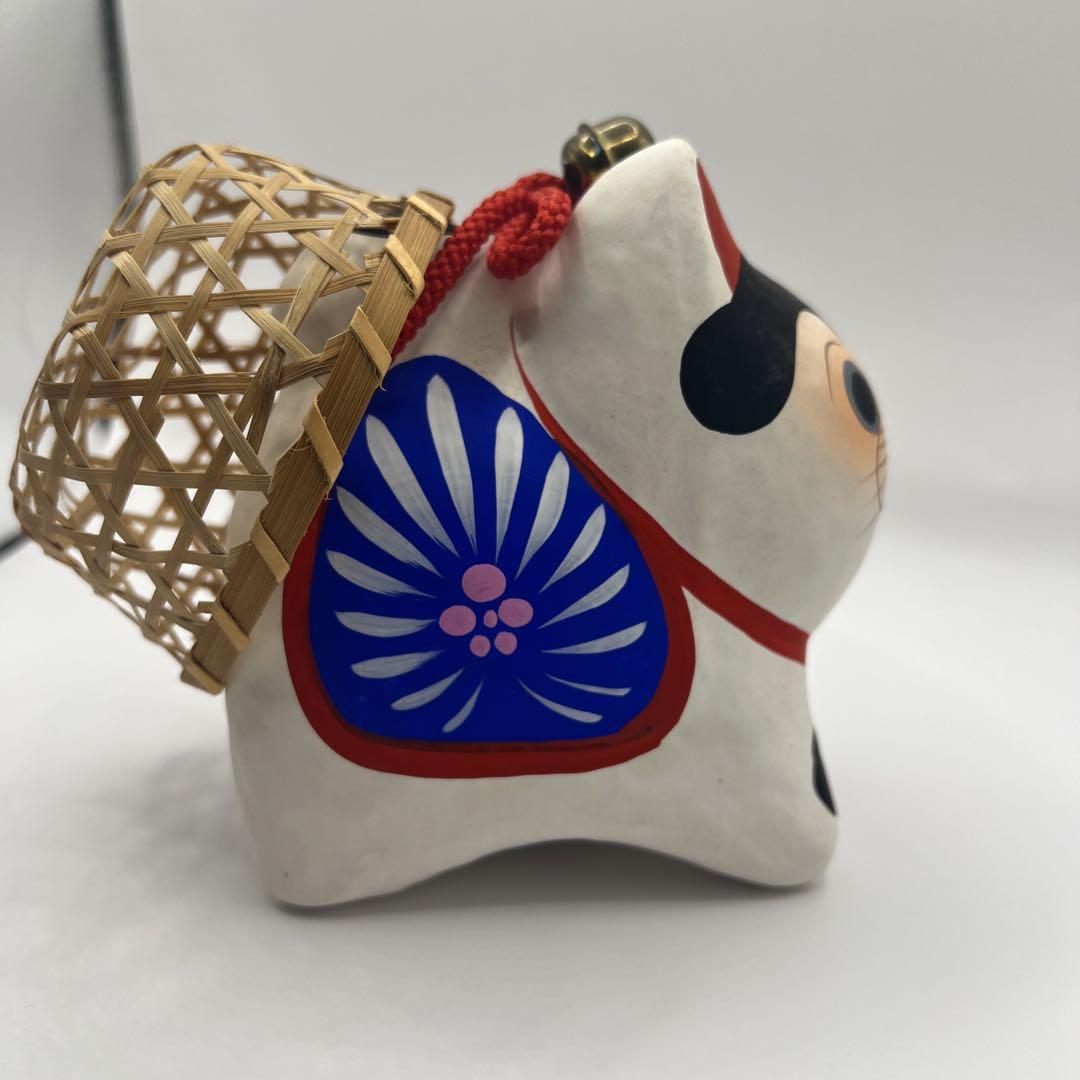 型染めタペストリー 招福張子犬尽くし 麻100％ 日本製 凄 開運