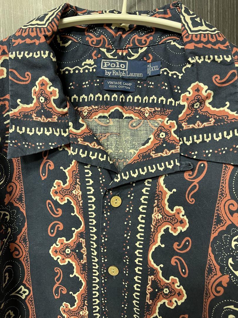 トップス polo Ralph Lauren vintage camp XXL