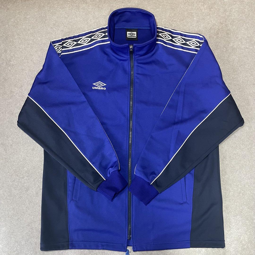 UMBRO ジャージ上下セット ブルー サイズO デサント 大きいサイズ