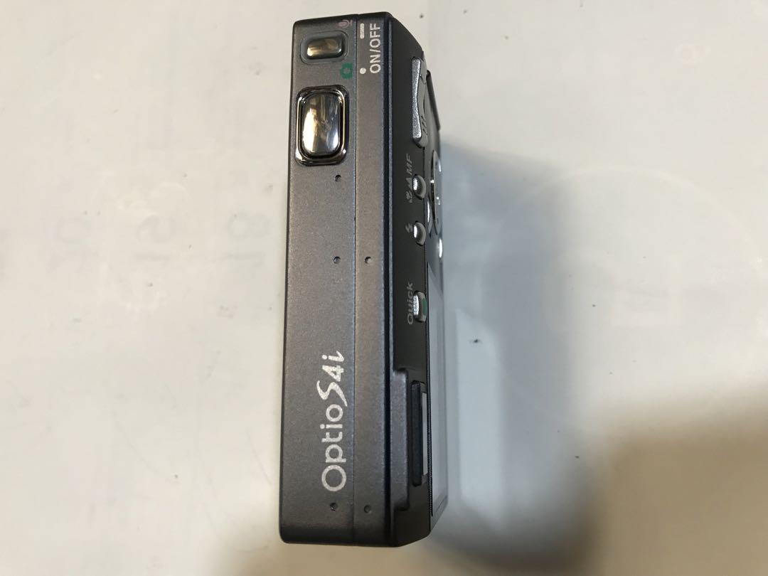 完動品・完備品】PENTAX optio S4i ブリリアントグレー
