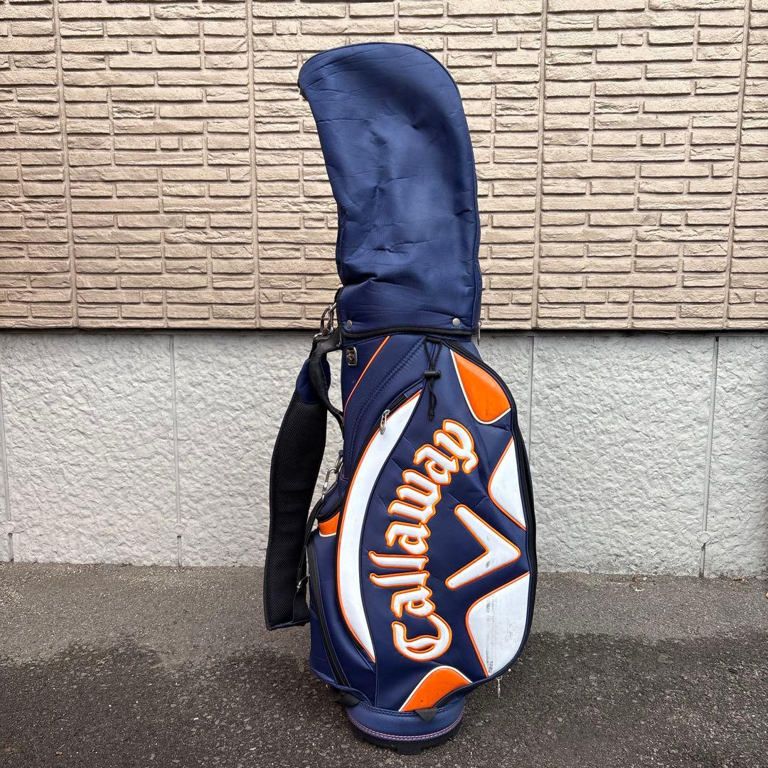 Callaway キャディバッグ ネイビー/オレンジ - メルカリ