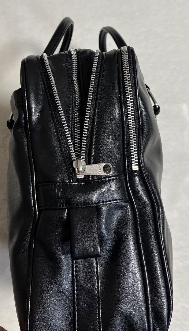 COMME des GARCONS スクールバッグ レザー　ブラック COMME des GARCONS コムデギャルソン スクールバッグ レザー