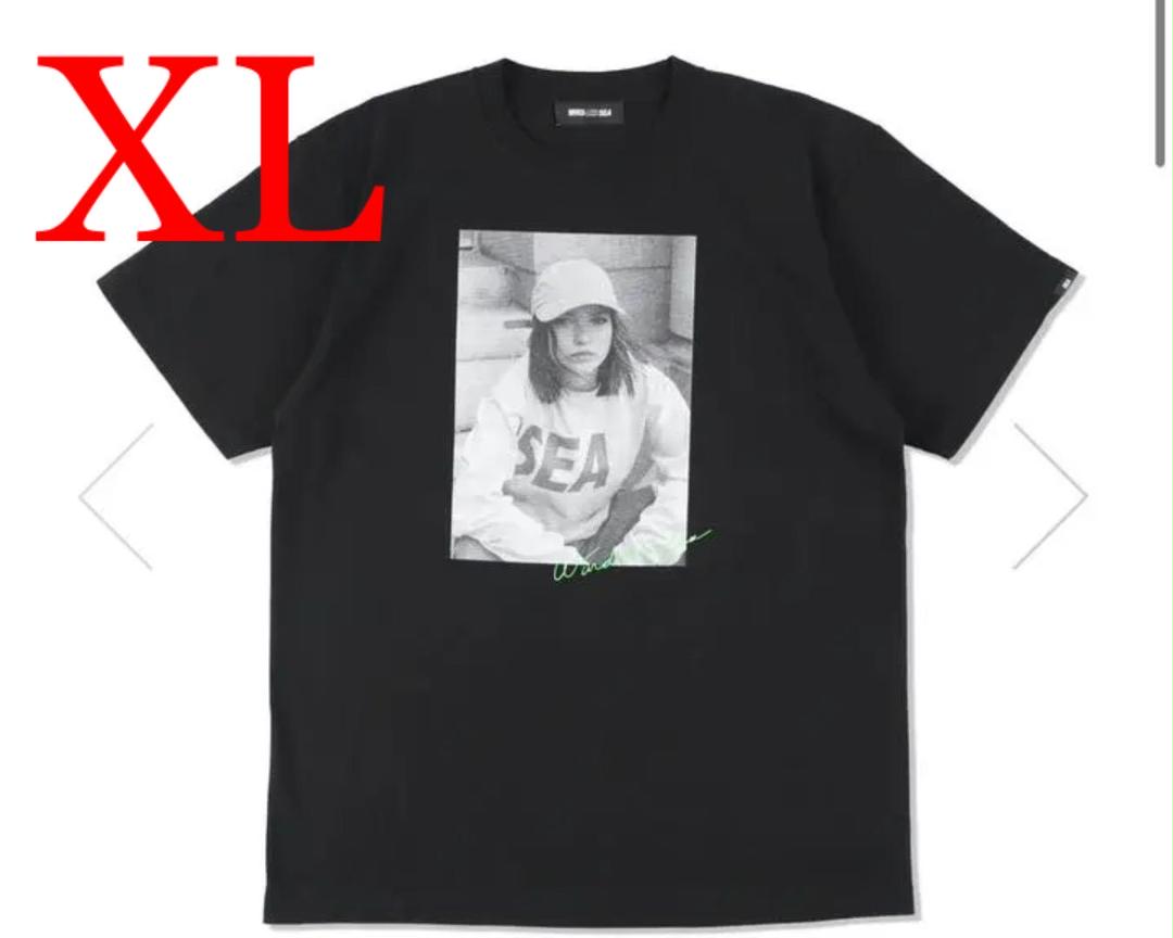 WIND AND SEA Girl photo tee Black XL WIND AND SEA Girl photo tee Black XL