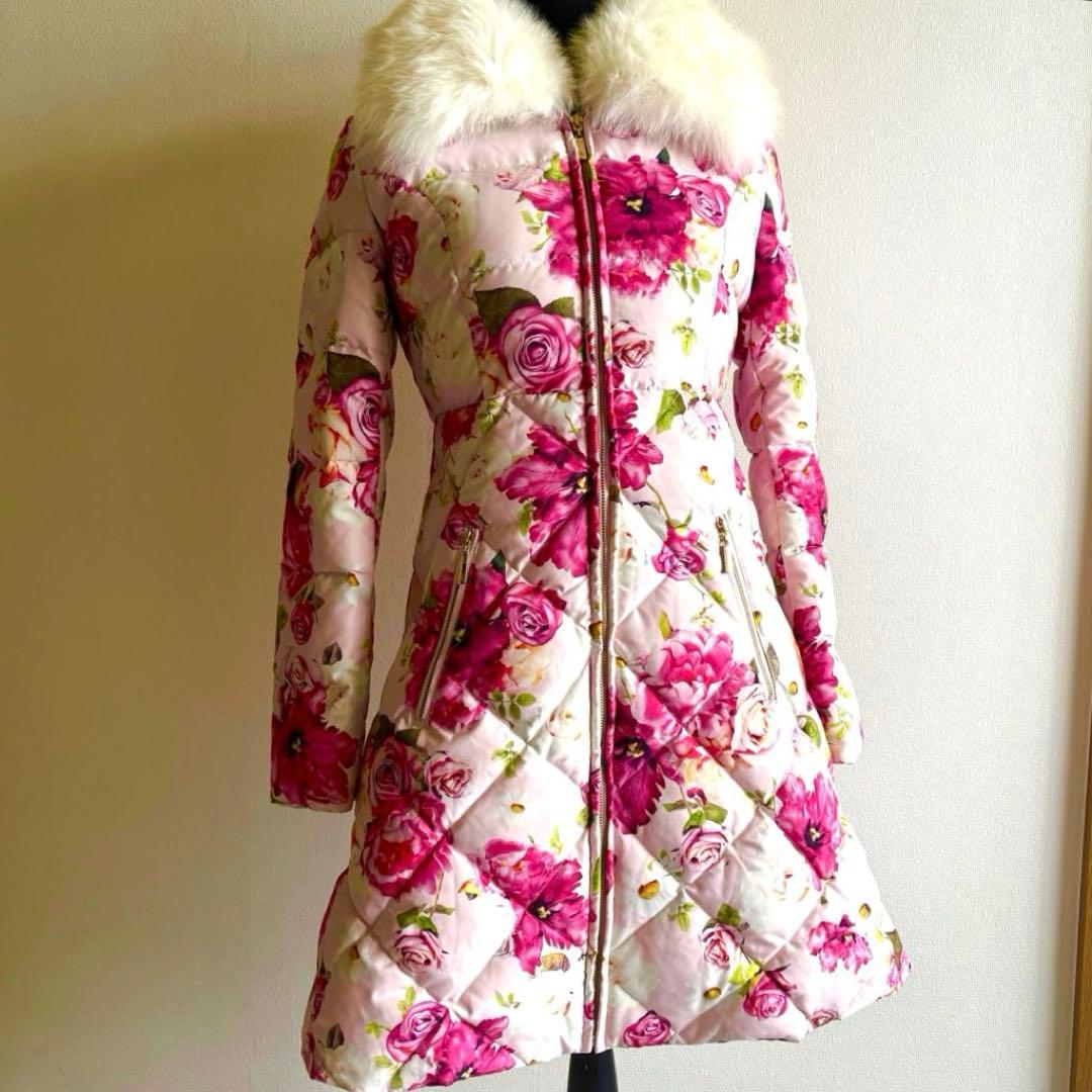EmiriaWiz エミリアウィズ　ベルフルール ダウンコート M 花柄