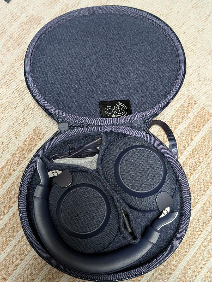 【美品】Jabra Elite 85h ワイヤレスヘッドホン Navy Blue