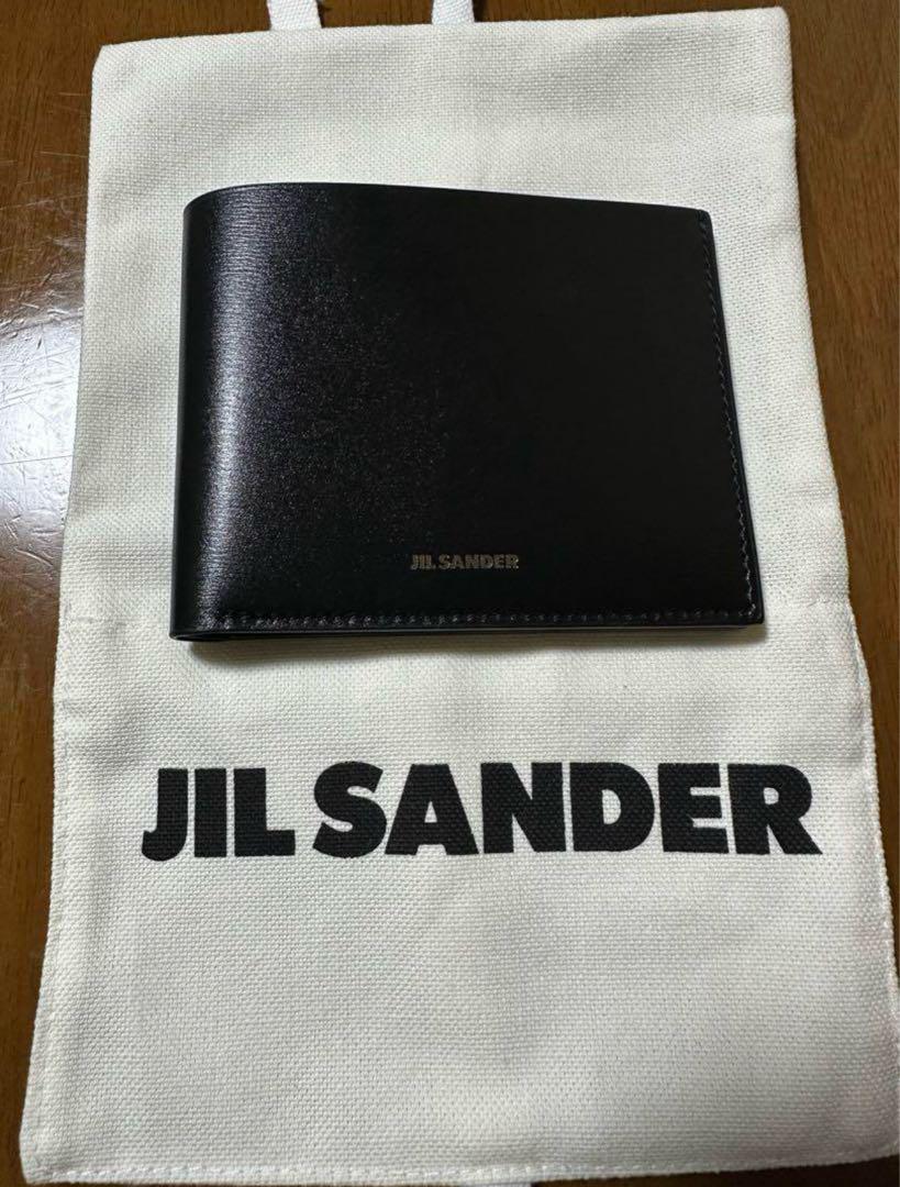 【美品】JIL SANDER CALFSKIN LEATHER WALLET