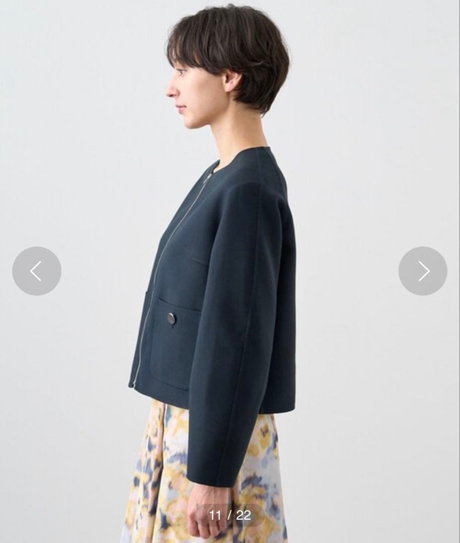 パールグログランショートコート|セオリー 23区