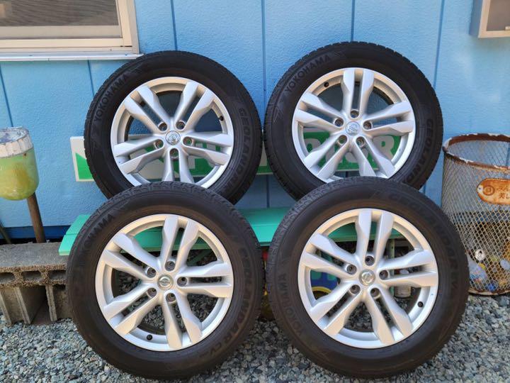 値下げ<美品>日産 ニッサン T31 エクストレイル 純正 17in 7J+45 値下げ<美品>日産 ニッサン T31 エクストレイル 純正 17in 7J+45