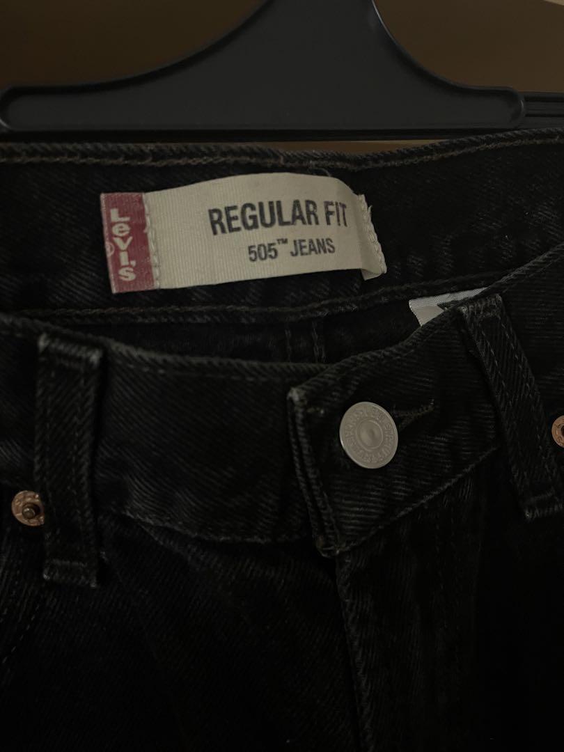 加工あり☆リーバイス505 Levi’s ブラックデニム 古着