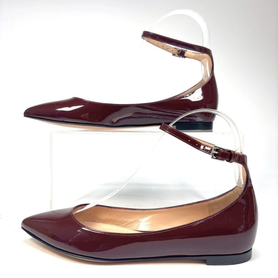 Gianvito Rossi ジャンヴィトロッシ　フラットシューズ　エナメル