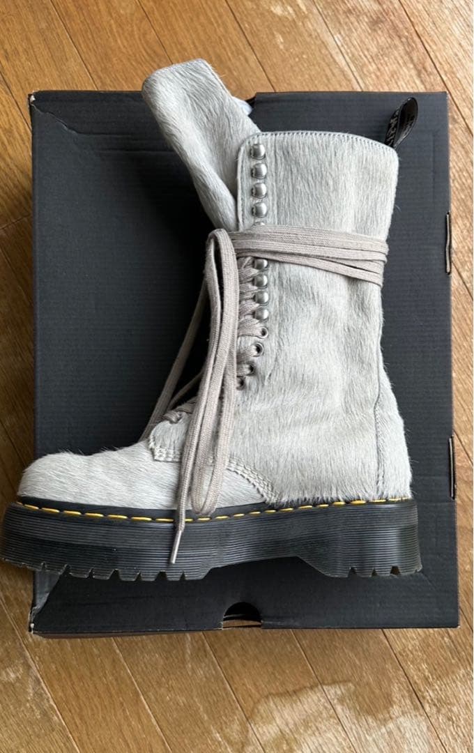 Rick Owens × Dr.Martens 1918 long boots