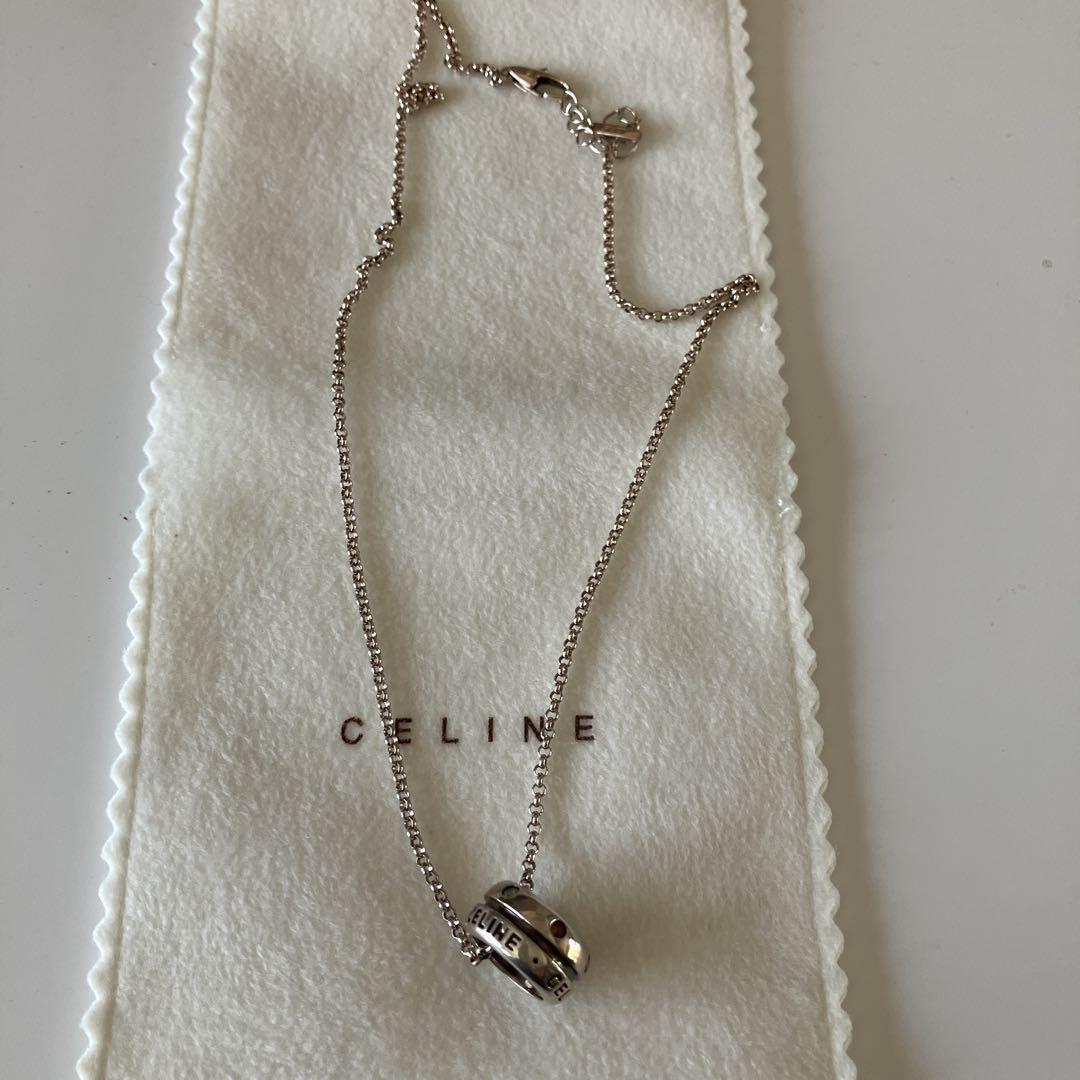 CELINE セリーヌ トリオンフ リング ネックレス ゴールド ヴィンテージ