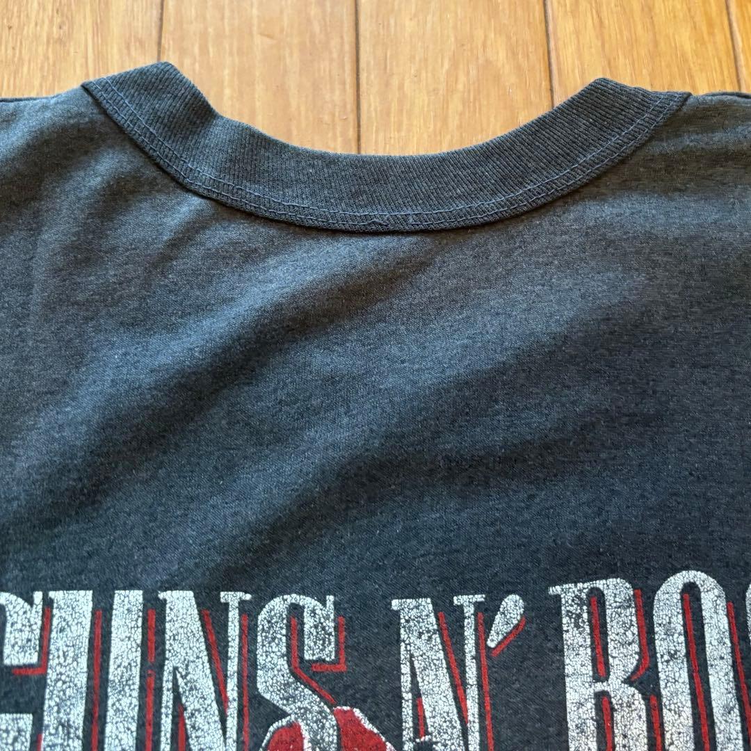 80s GUNS N' ROSES ヴィンテージ Tシャツ bootleg 80年代〜 GUNS N' ROSES WAS HERE ガンズアンドローゼス バンドT