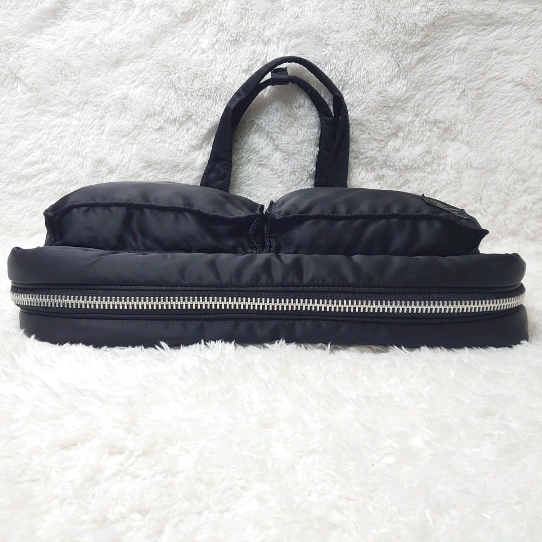 レア美品★PORTER タンカー 2WAYトート ヘルメットバッグ マチ拡張 PORTER タンカー ヘルメットバッグ トートバッグ 2way マチ拡張 黒