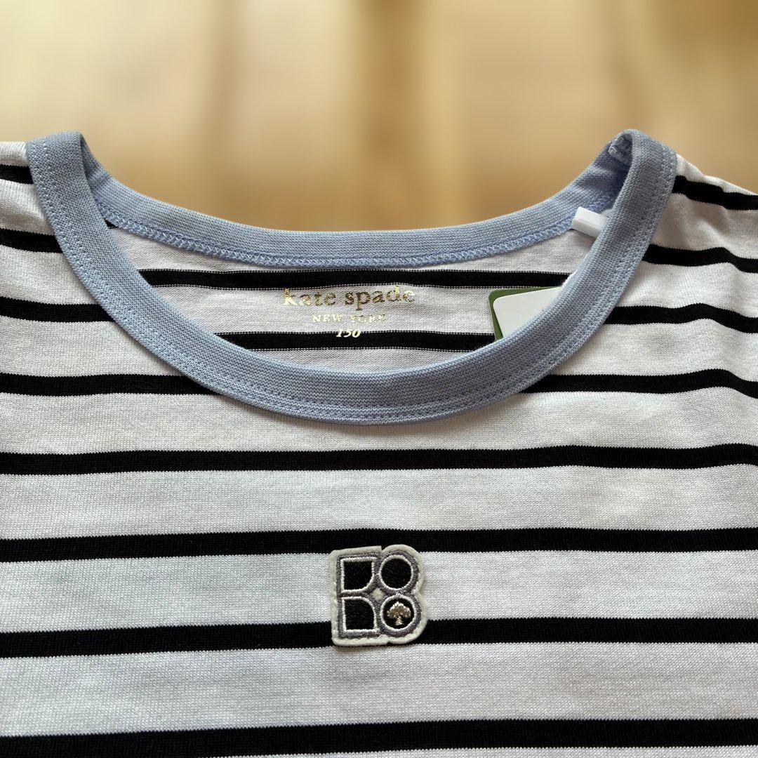 150ケイトスペード Kate Spade 半袖Tシャツ ボーダー 新品
