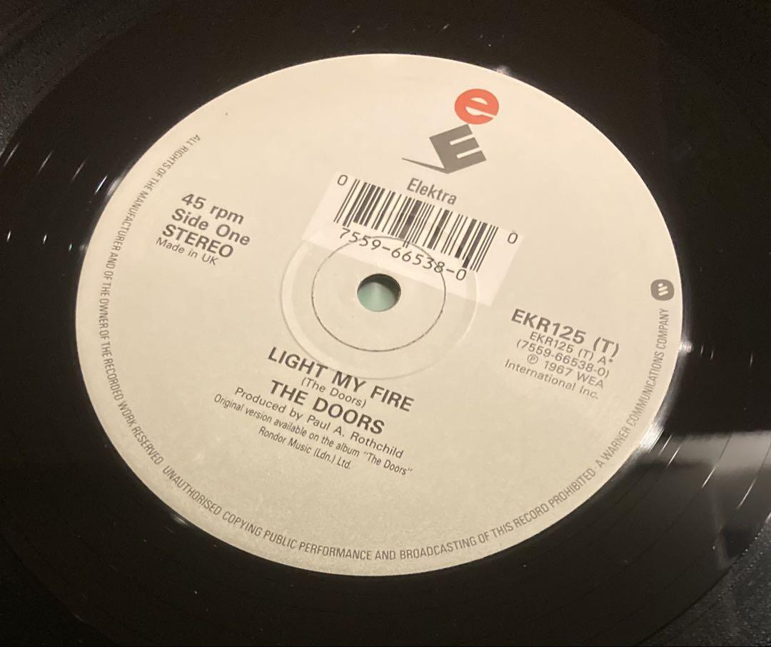 ◾️ザ・ドアーズ/轟音12インチ45回転盤/ハートに火をつけて他3曲収録◾️THE