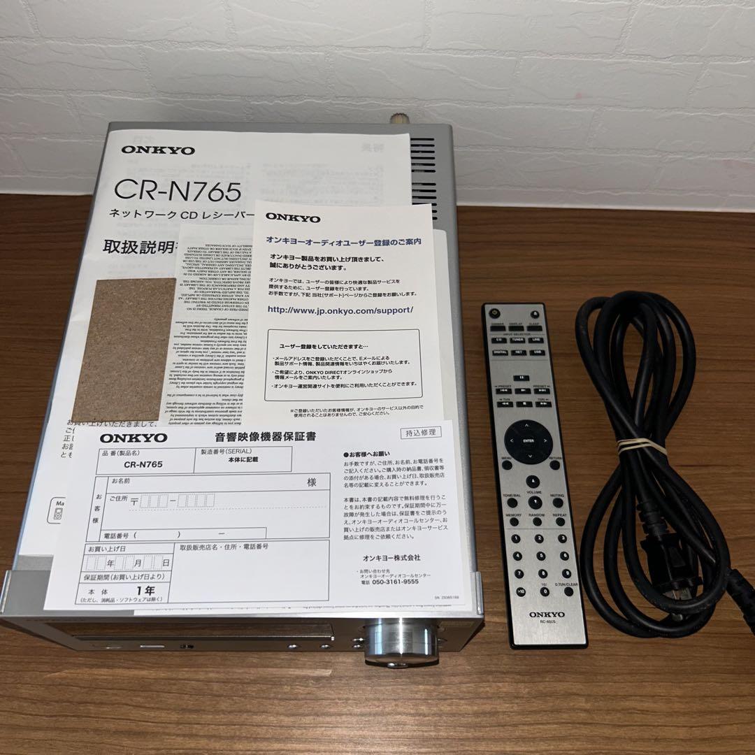 ONKYO CR- N765 ネットワークオーディオレシーバー ジャンク ONKYO CR-N765 ネットワークレシーバー ジャンク