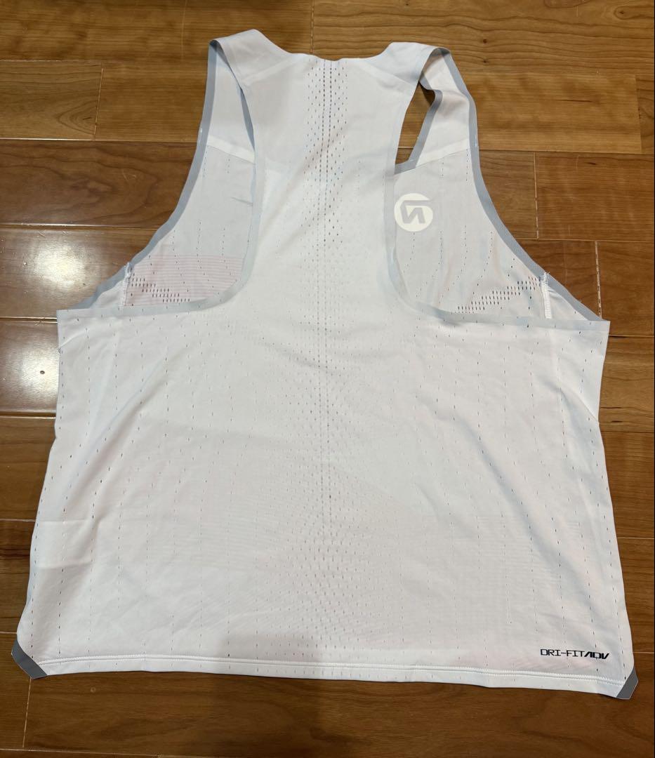Nike NN DRI-FIT タンクトップ ホワイト/オレンジ　XL 美品