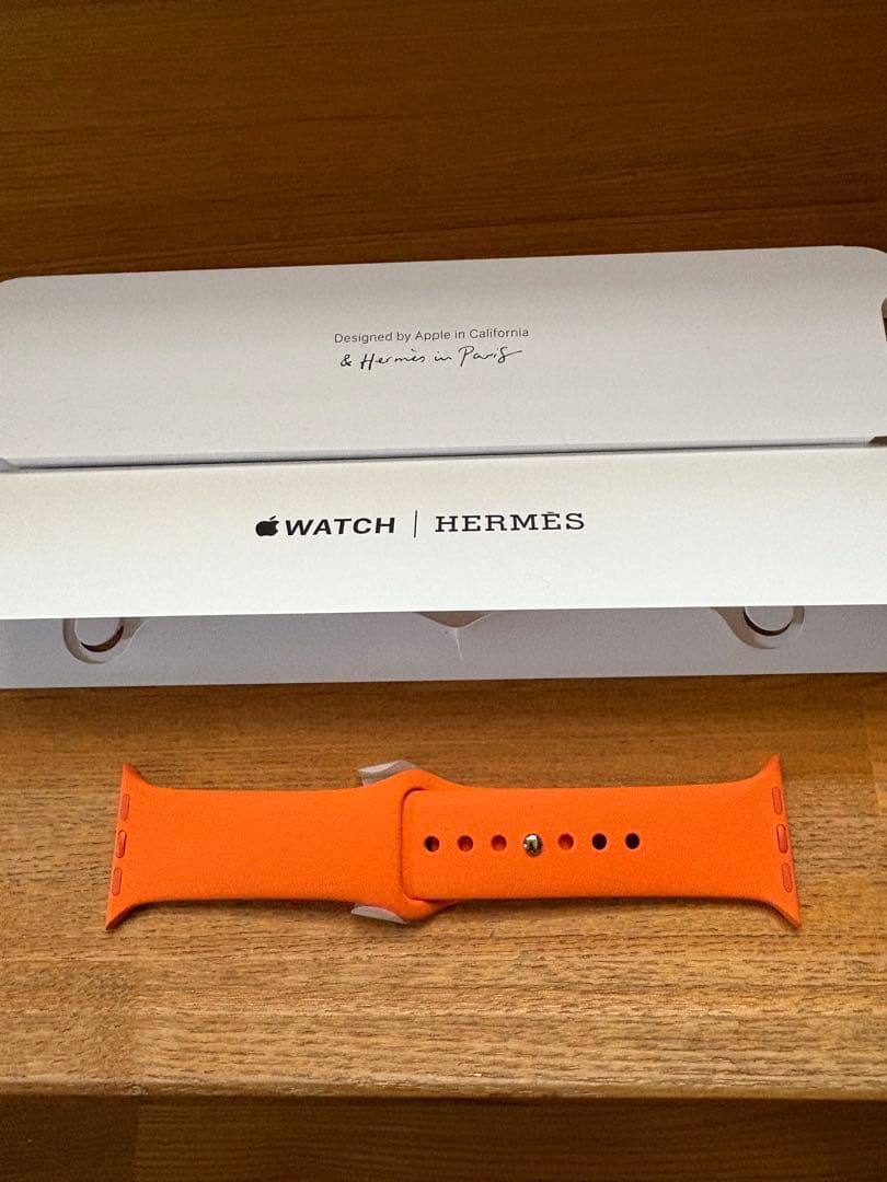 Apple Watch Hermès オレンジバンド42ミリ
