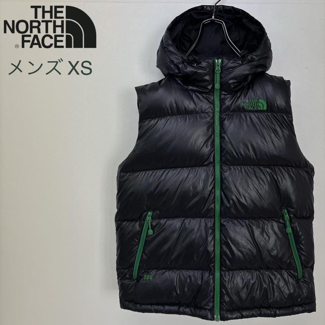 ノースフェイス 600FIL ダウンベスト ブラック メンズXSS・THE NORTH FACE