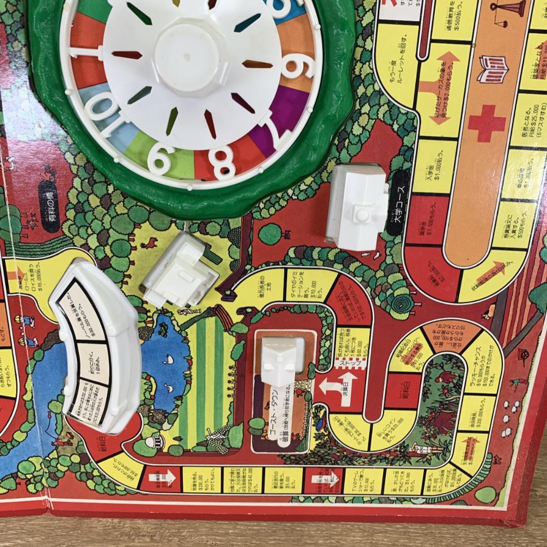 1980年当時品 希少 タカラ 2代目人生ゲーム ボード版 盤ゲーム
