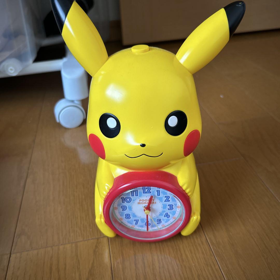 【動作確認済み】初期　ピカチュウ　目覚まし時計 付録ピカチュウ目覚まし時計 - メルカリ