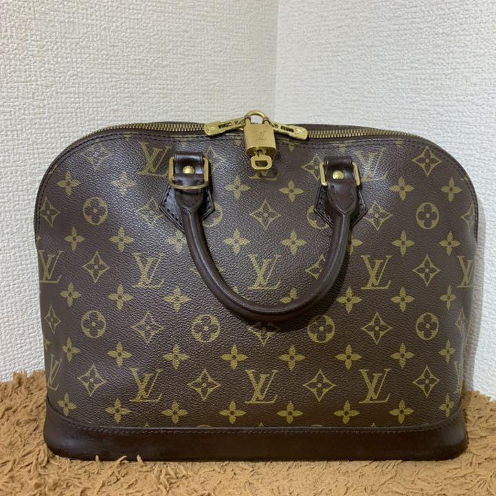 ルイヴィトン アルマ モノグラム パドロック付き 鑑定済み