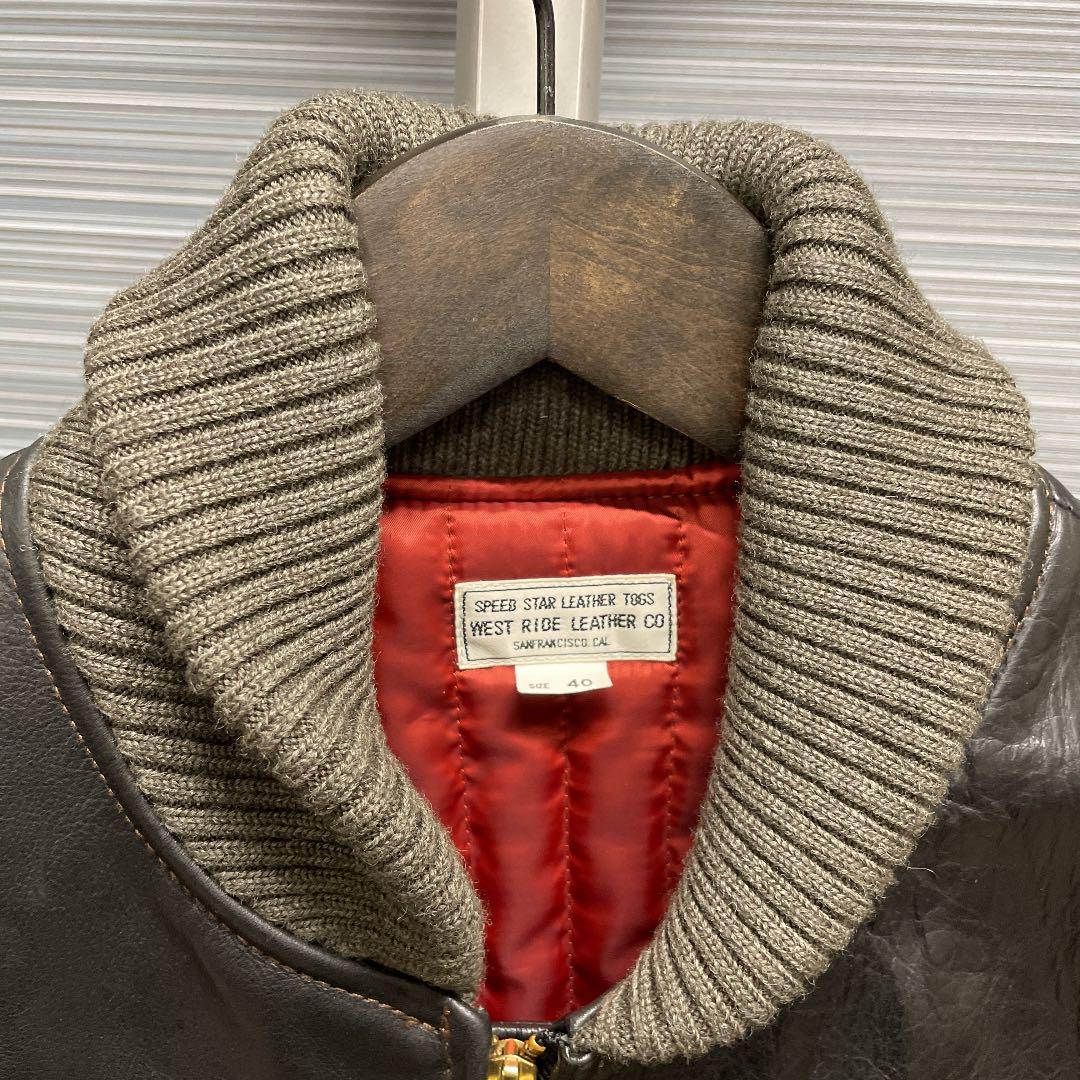 定番SALE west ride ウエストライド レザー べスト 40 美品 革 ブラック GSvuZ-m68687247688 人気定番SALE