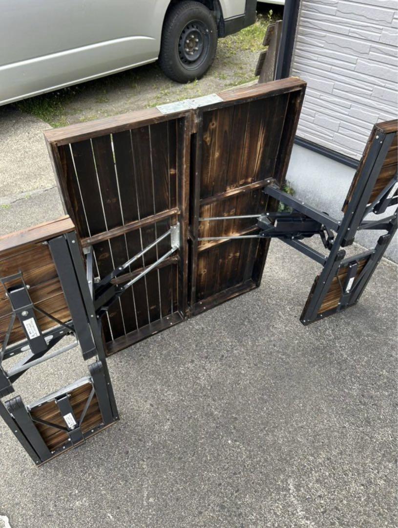 アウトドア テーブル 折りたたみテーブル 木製 チェア ピクニック キャンプ