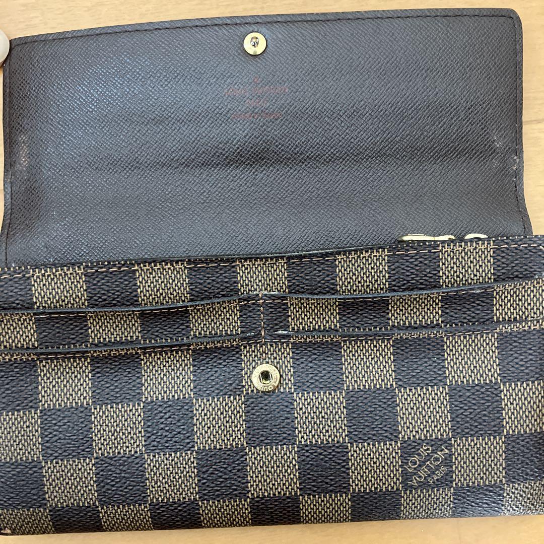 ルイヴィトン　ポルトフォイユサラ　ダミエ長財布