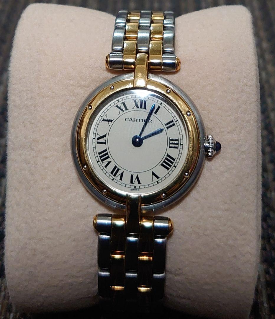カルティエ CARTIER パンテールSM SS YGクォーツ美品 レディース