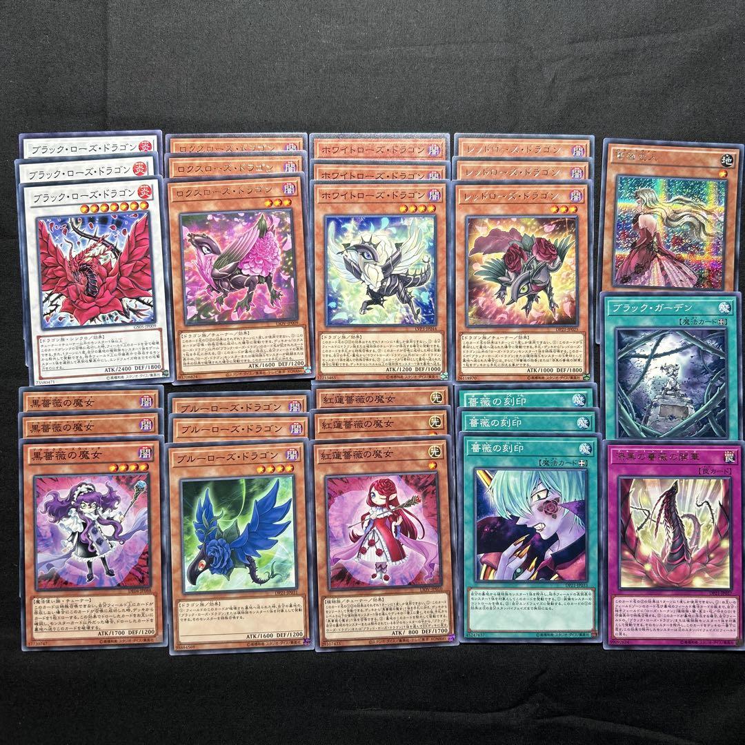 遊戯王OCG ブラック・ローズ・ドラゴン軸デッキ 遊戯王 薔薇 ブラックローズドラゴンデッキの通販 purefuto002