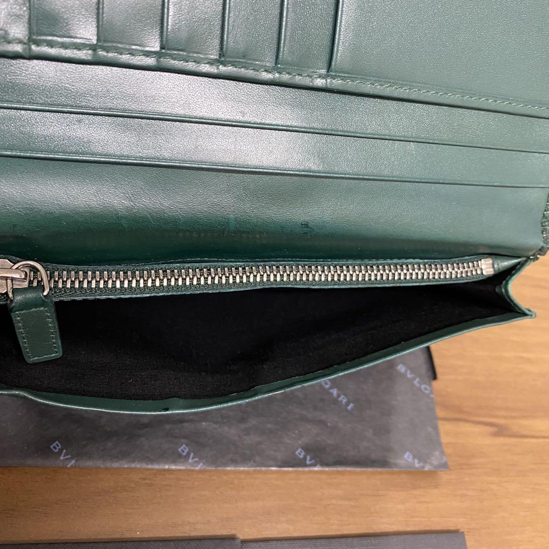 【高額売筋】 新品同様‼️希少 ブルガリ ビー リザード 長財布 財布 BVLGARI 小物