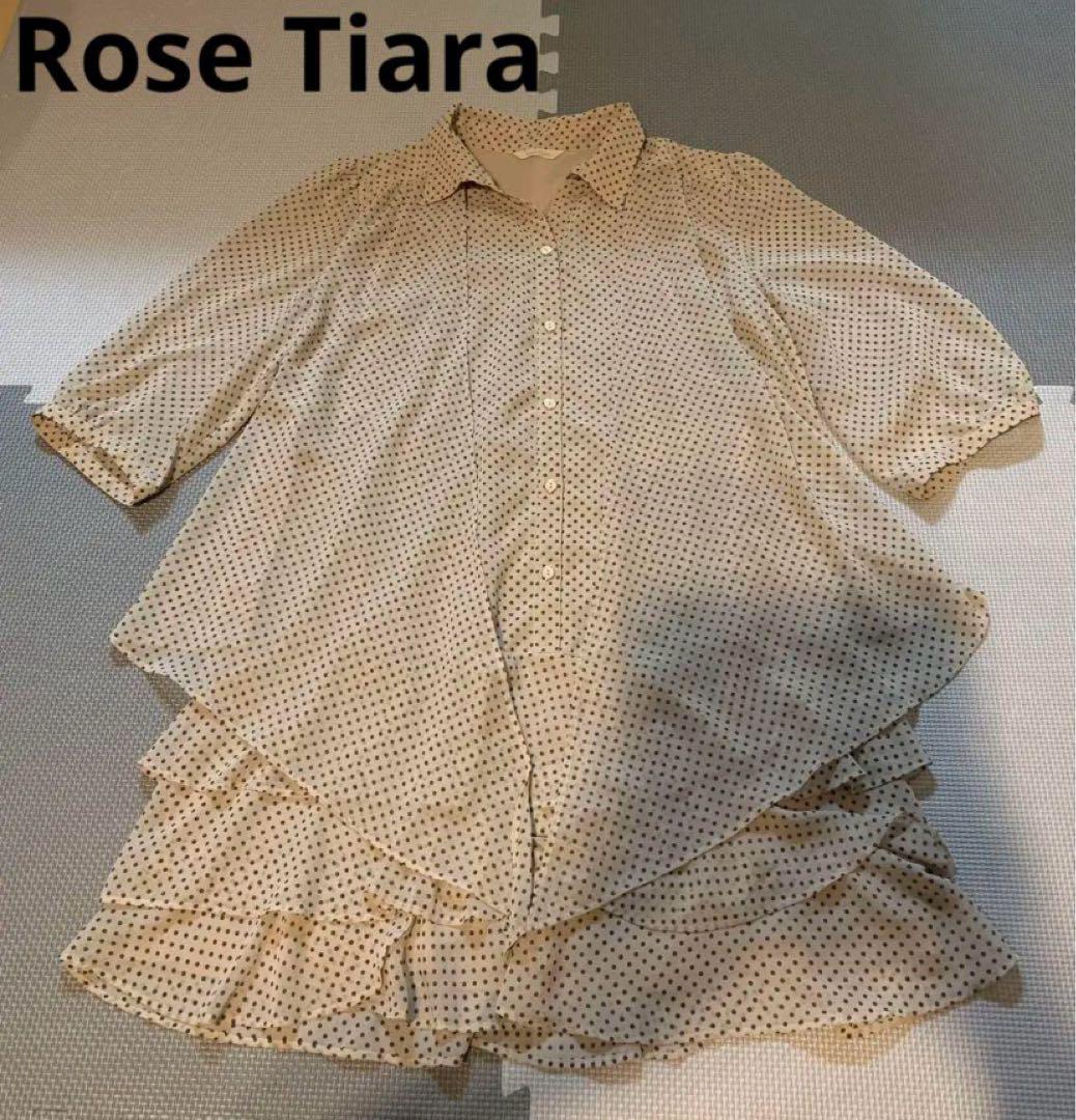 Rose Tiara ローズティアラ ドット柄 チュニック サイズ42
