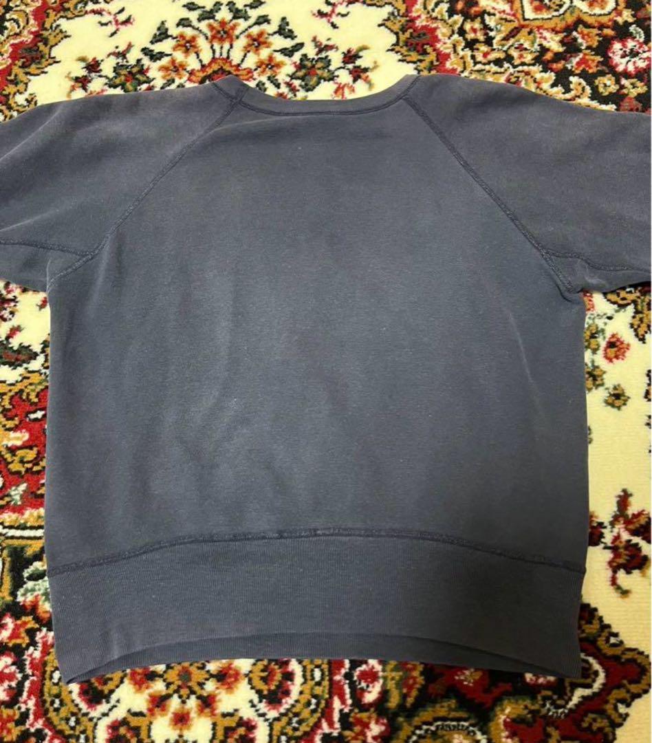 Champion ランタグ　ナス紺　スウェットシャツ